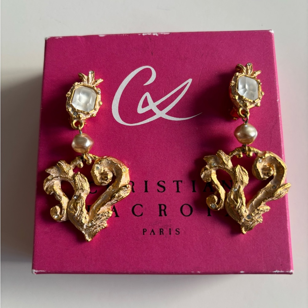 Christian LaCroix Earrings 1996